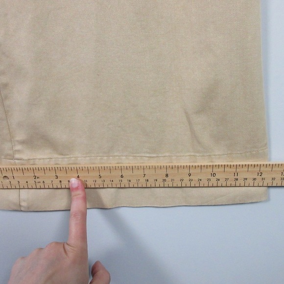 Urban Outfitters BDG Wide Leg Pants Women 10 Beige Mid Low Baggy y2k Cargo 452 - Picture 12 of 13
